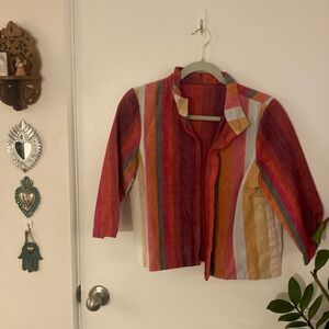 Colorful Striped Jacket